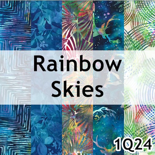 Rainbow Skies Batik